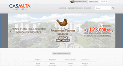 Desktop Screenshot of casaalta.com.br